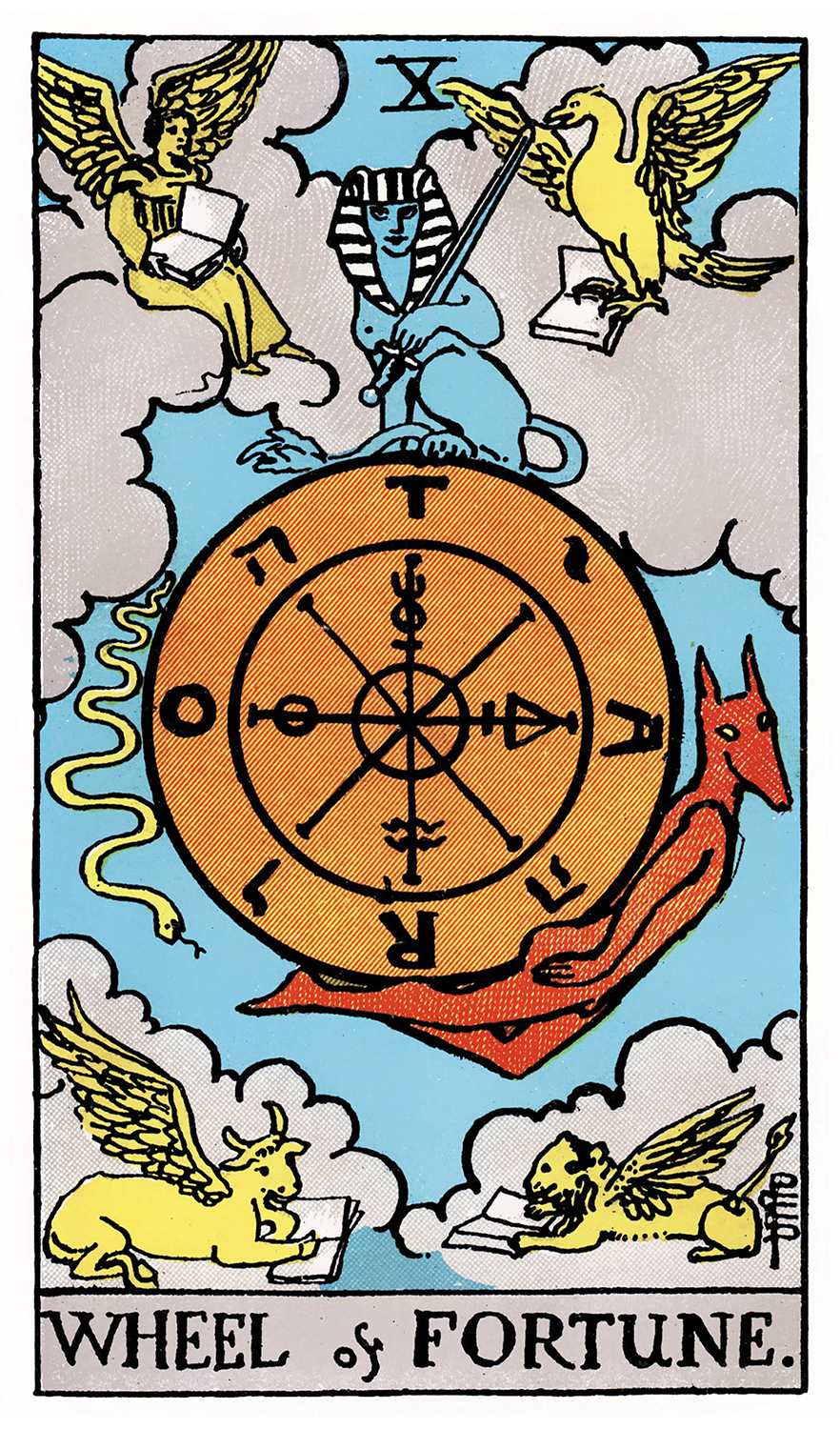 Tarot: Rider-Waite / Wheel of Fortune