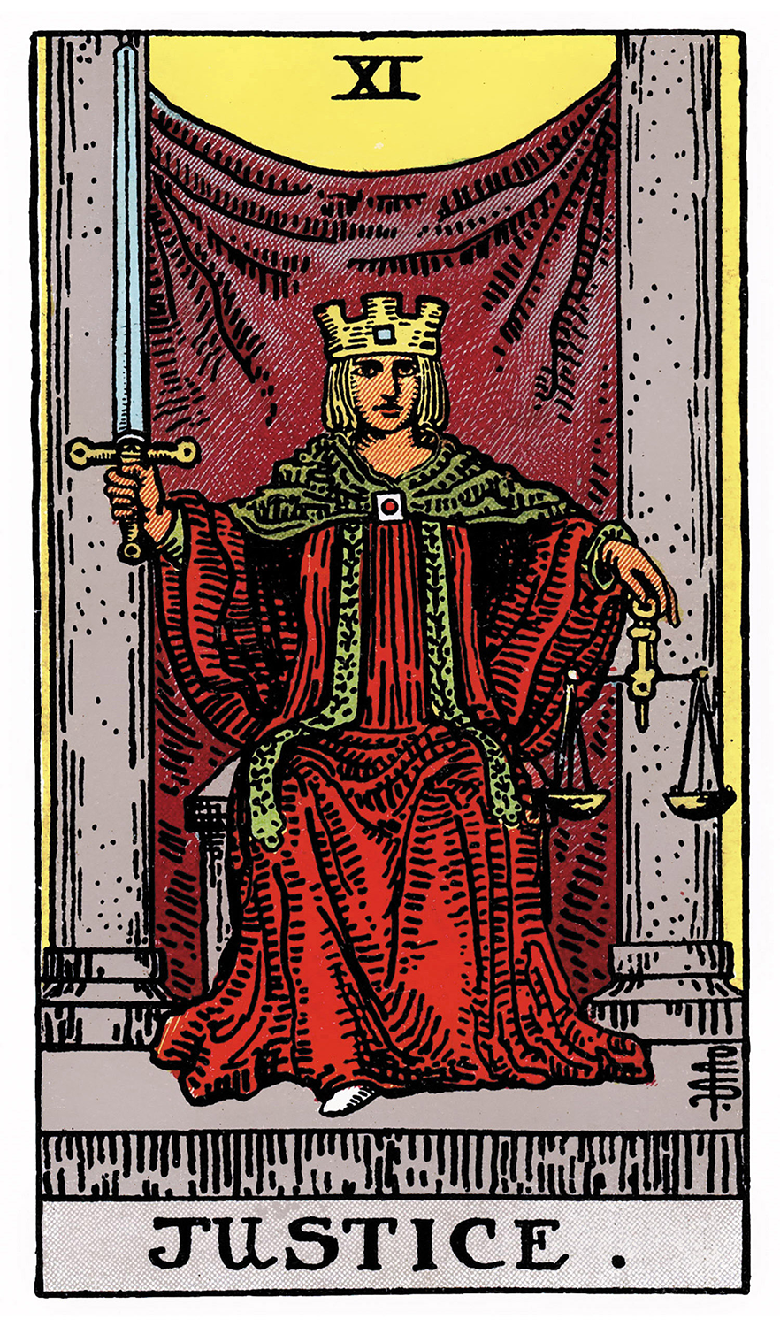 Tarot: Rider-Waite / Justice