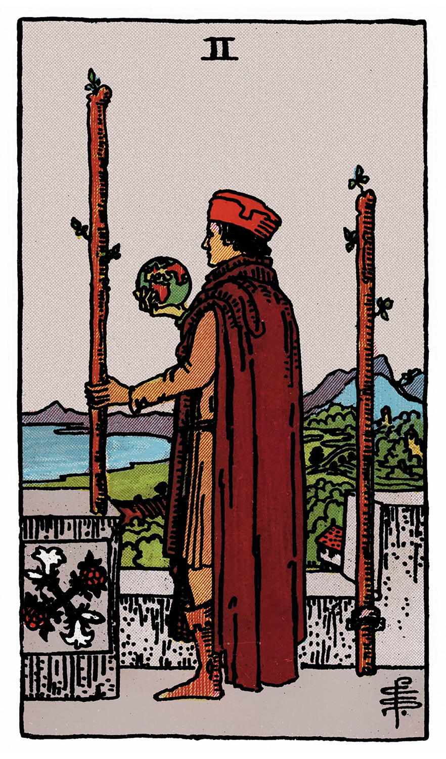 Tarot: Rider-Waite / Two of Wands