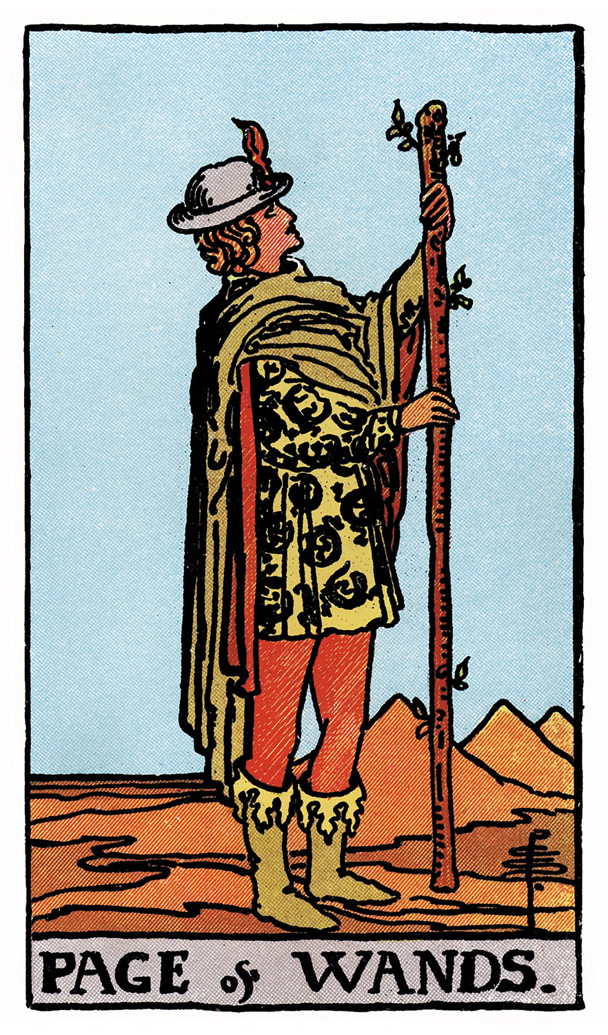 Tarot: Rider-Waite / Page of Wands