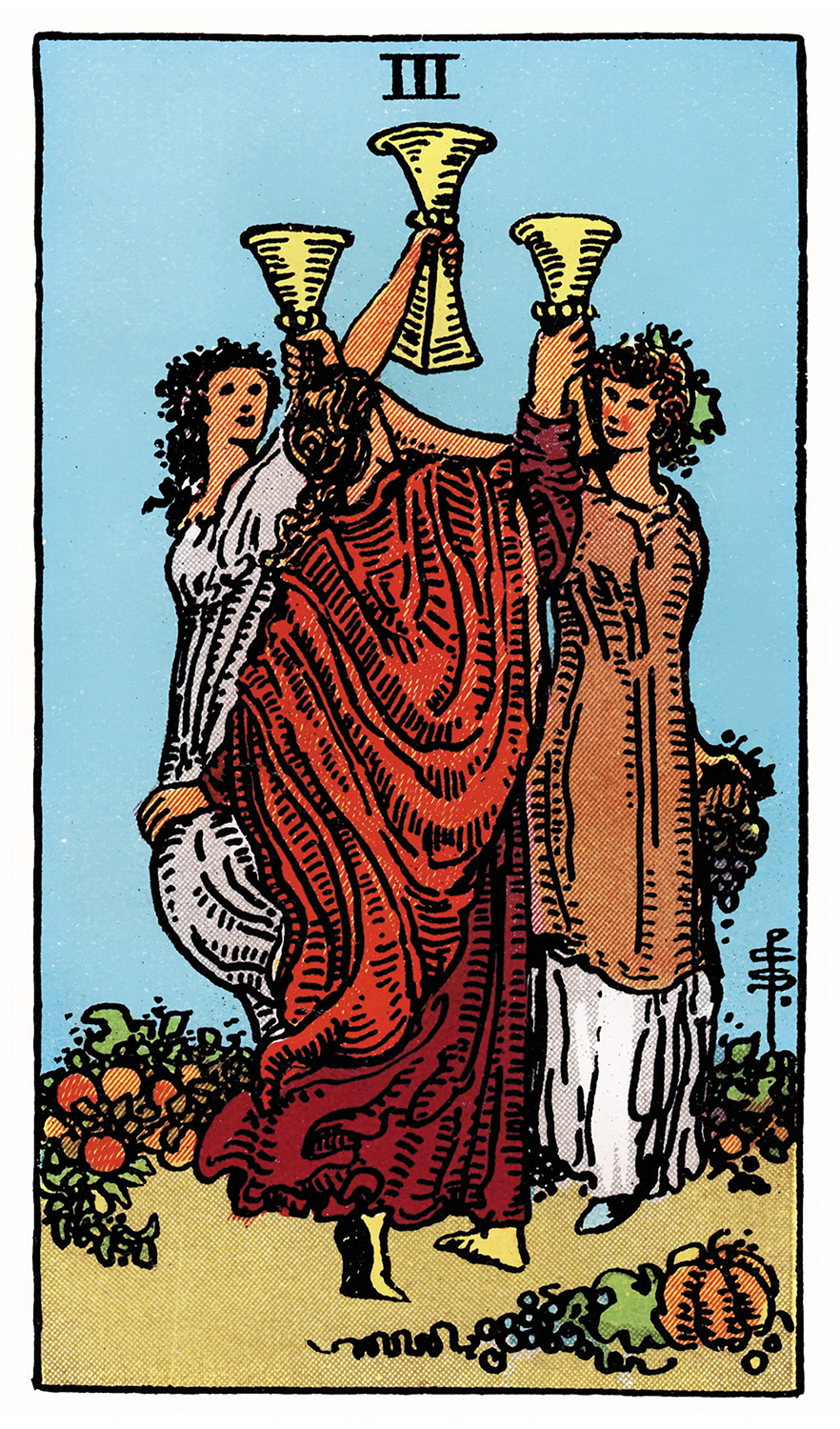 Tarot: Rider-Waite / Three of Cups