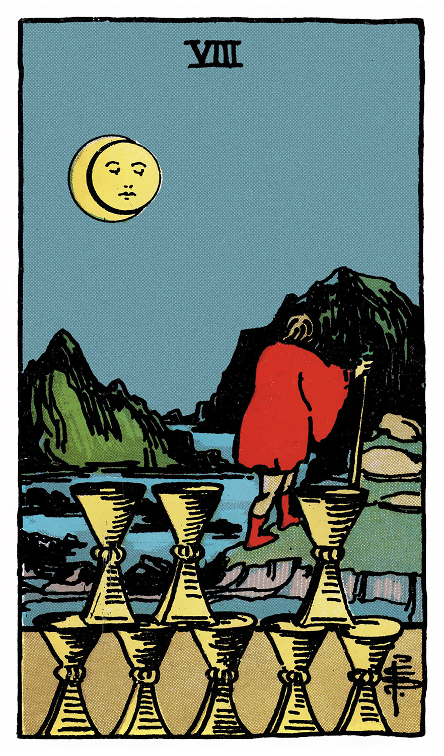 Tarot: Rider-Waite / Eight of Cups