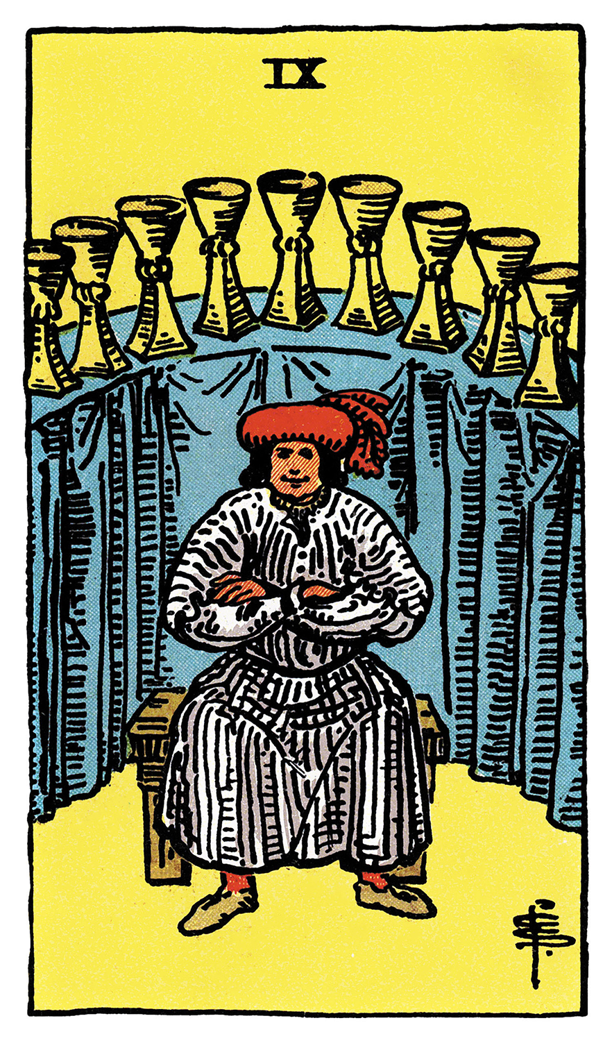 Tarot: Rider-Waite / Nine of Cups