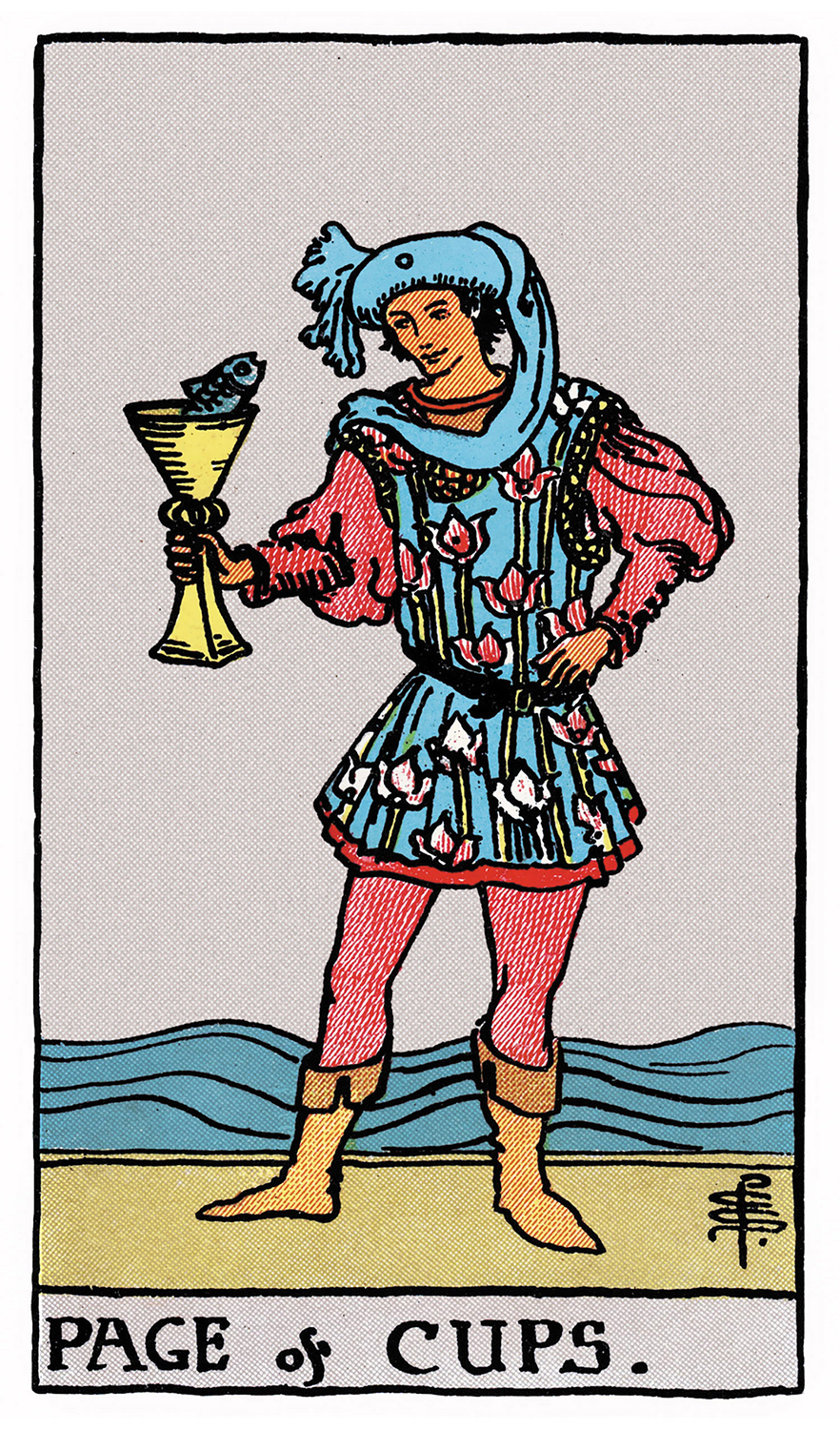 Tarot: Rider-Waite / Page of Cups