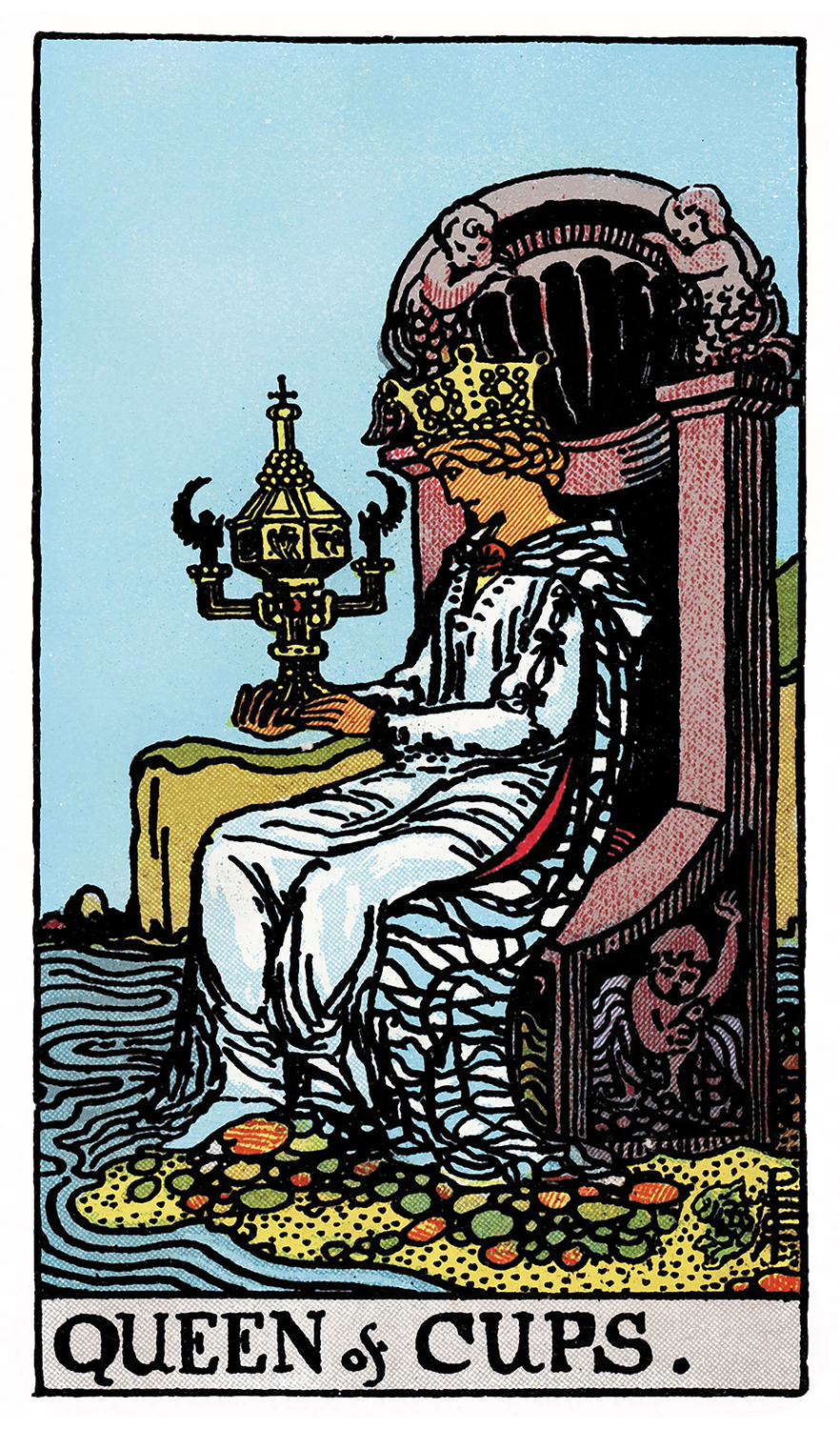 Tarot: Rider-Waite / Queen of Cups