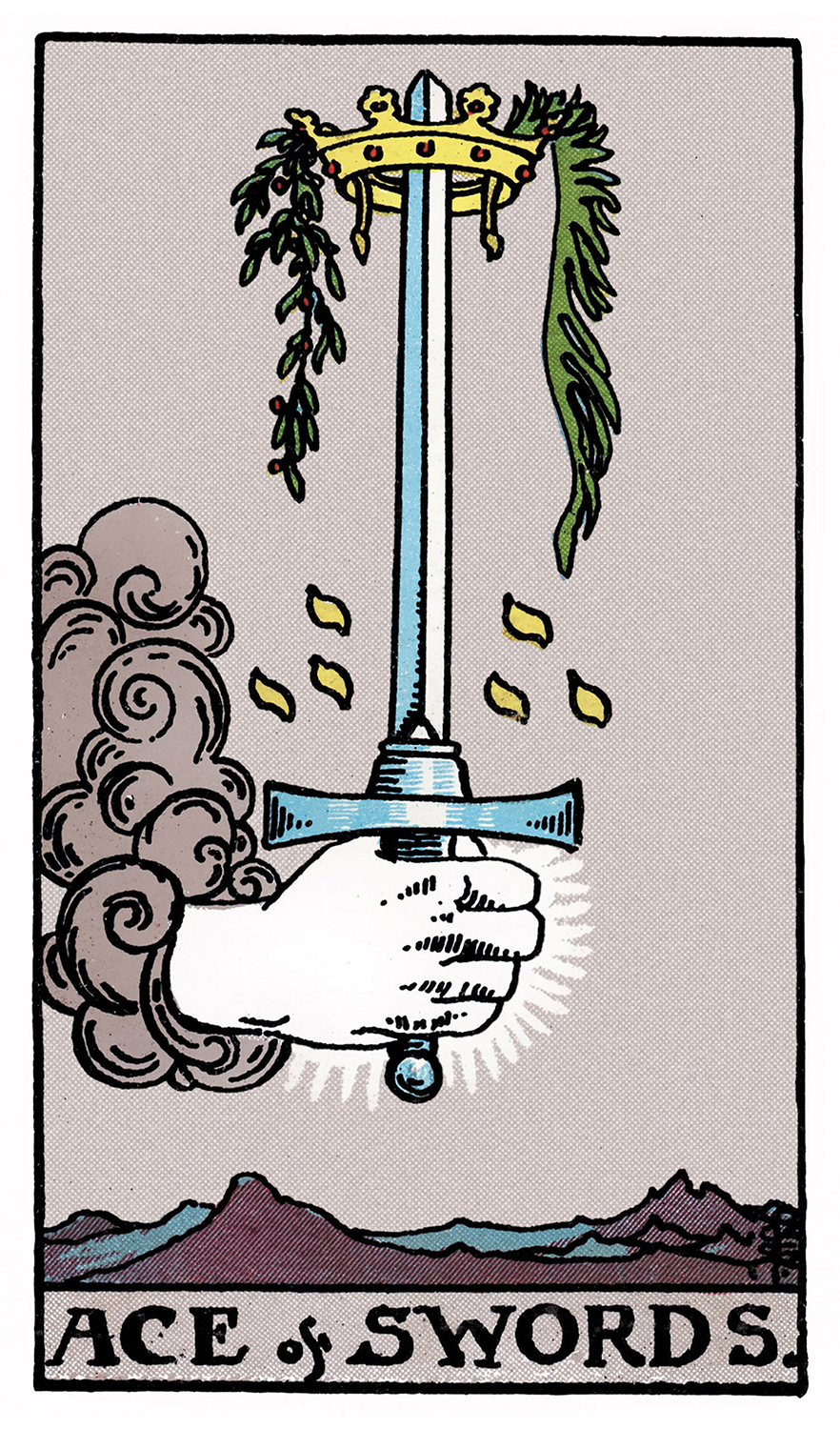 Tarot: Rider-Waite / Ace of Swords