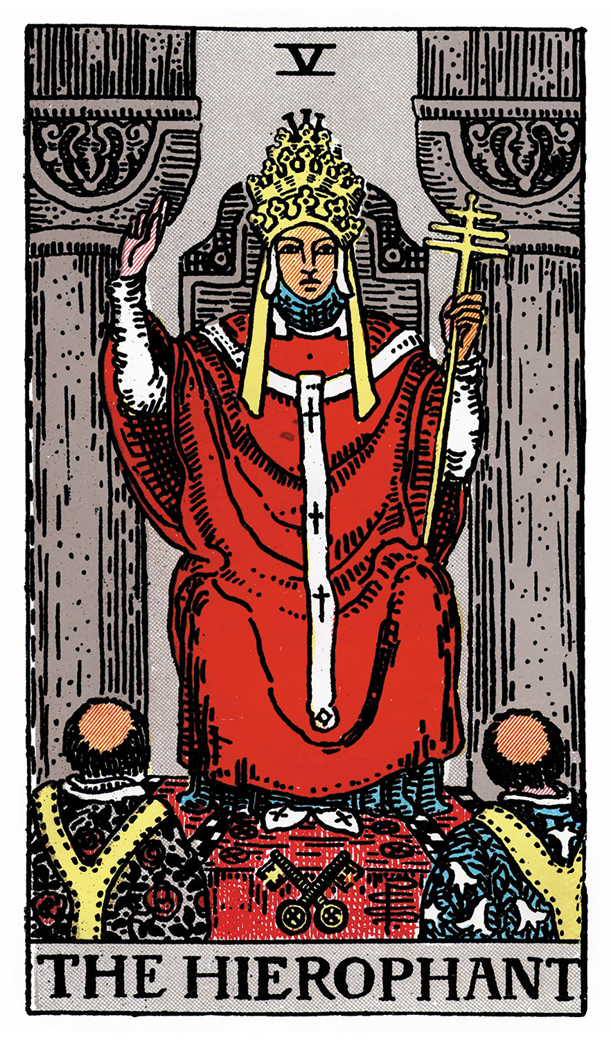 Tarot: Rider-Waite / The Hierophant