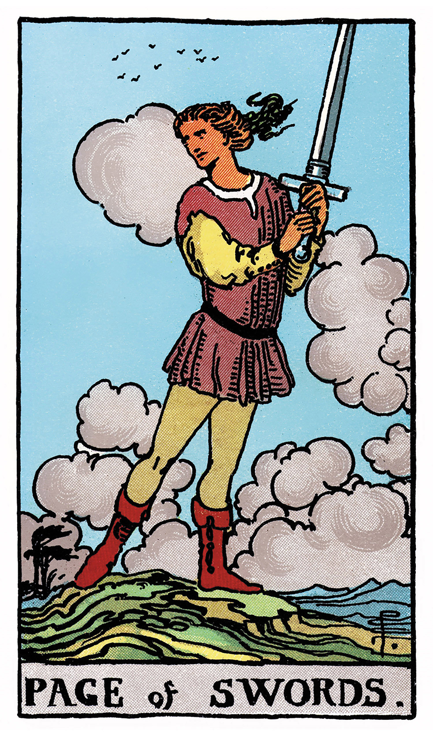 Tarot: Rider-Waite / Page of Swords