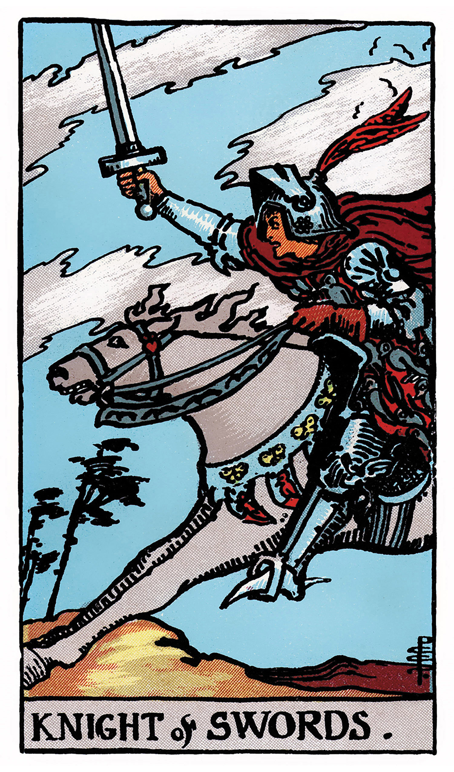 Tarot: Rider-Waite / Knight of Swords