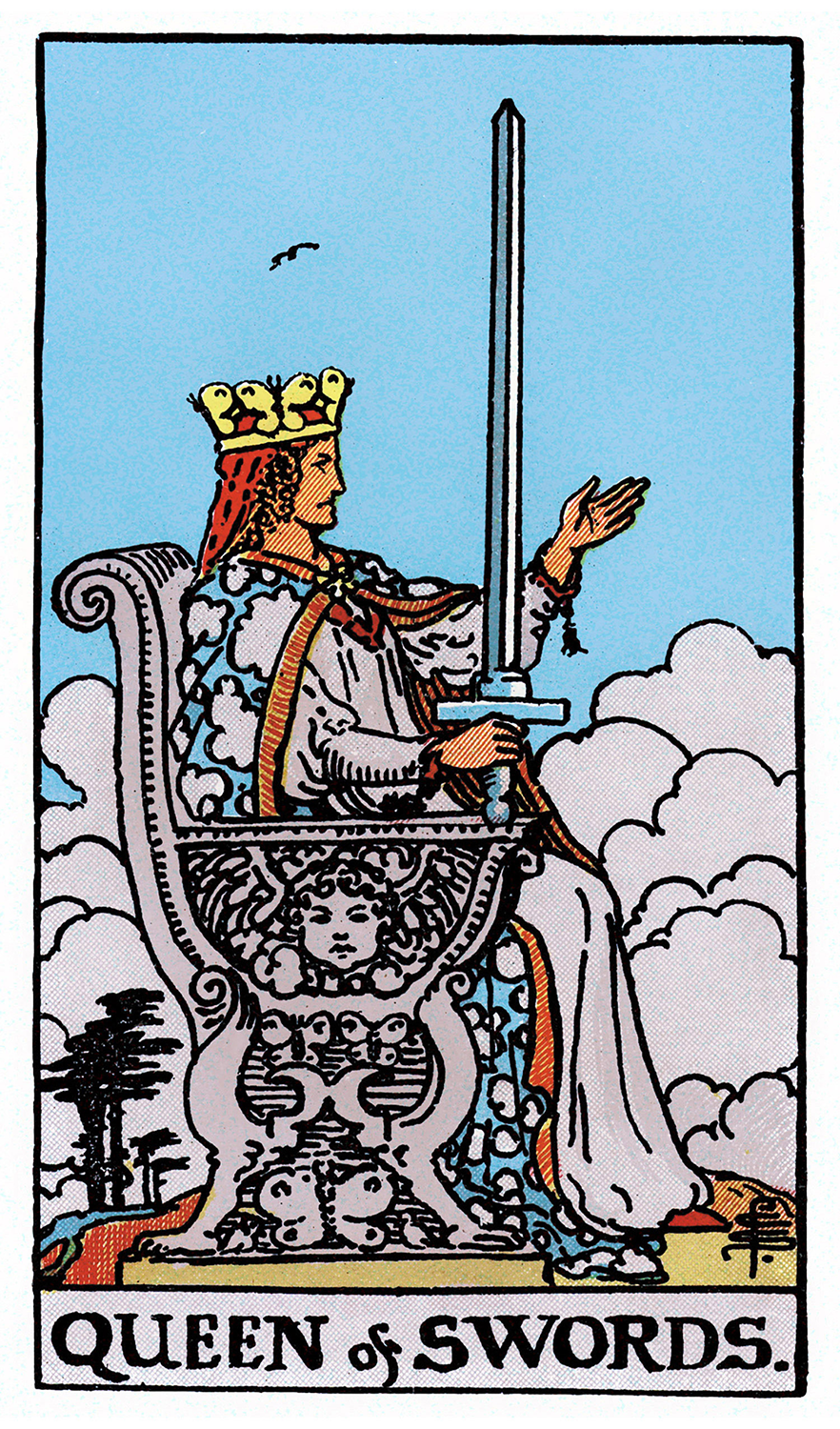 Tarot: Rider-Waite / Queen of Swords