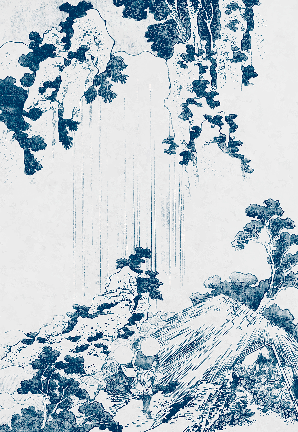 Asian / Oriental - Hokusai - Block Print - 0.35