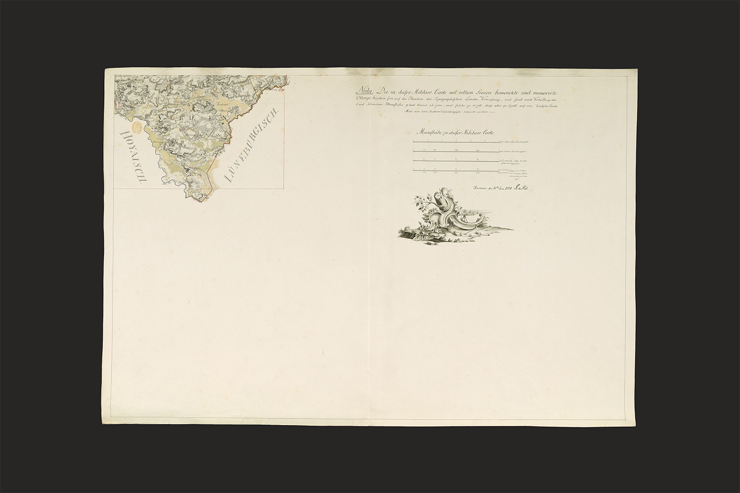 Antique Maps - Duchies of Hoya and Lüneburg