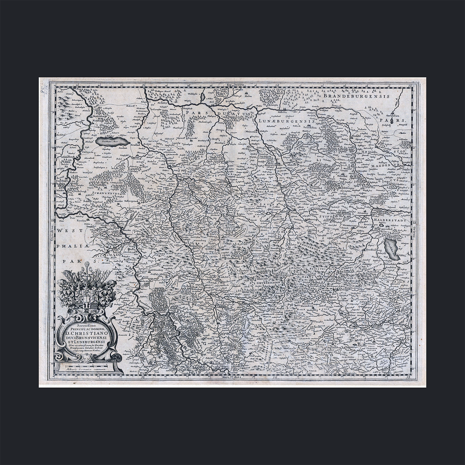 Antique Maps - Brunswick (Braunschweig) and Lüneburg