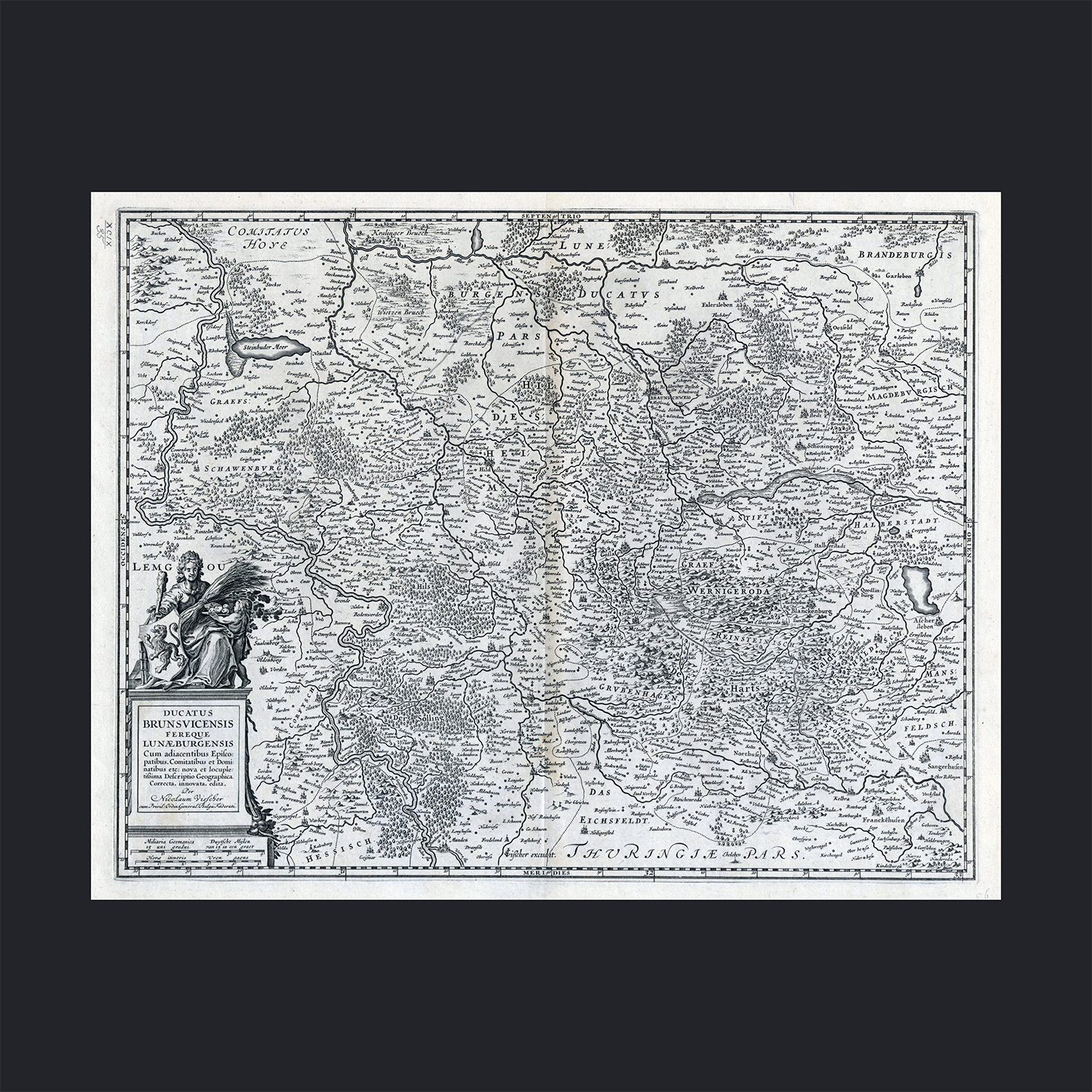 Antique Maps - Ducatus Brunsvicensi 1