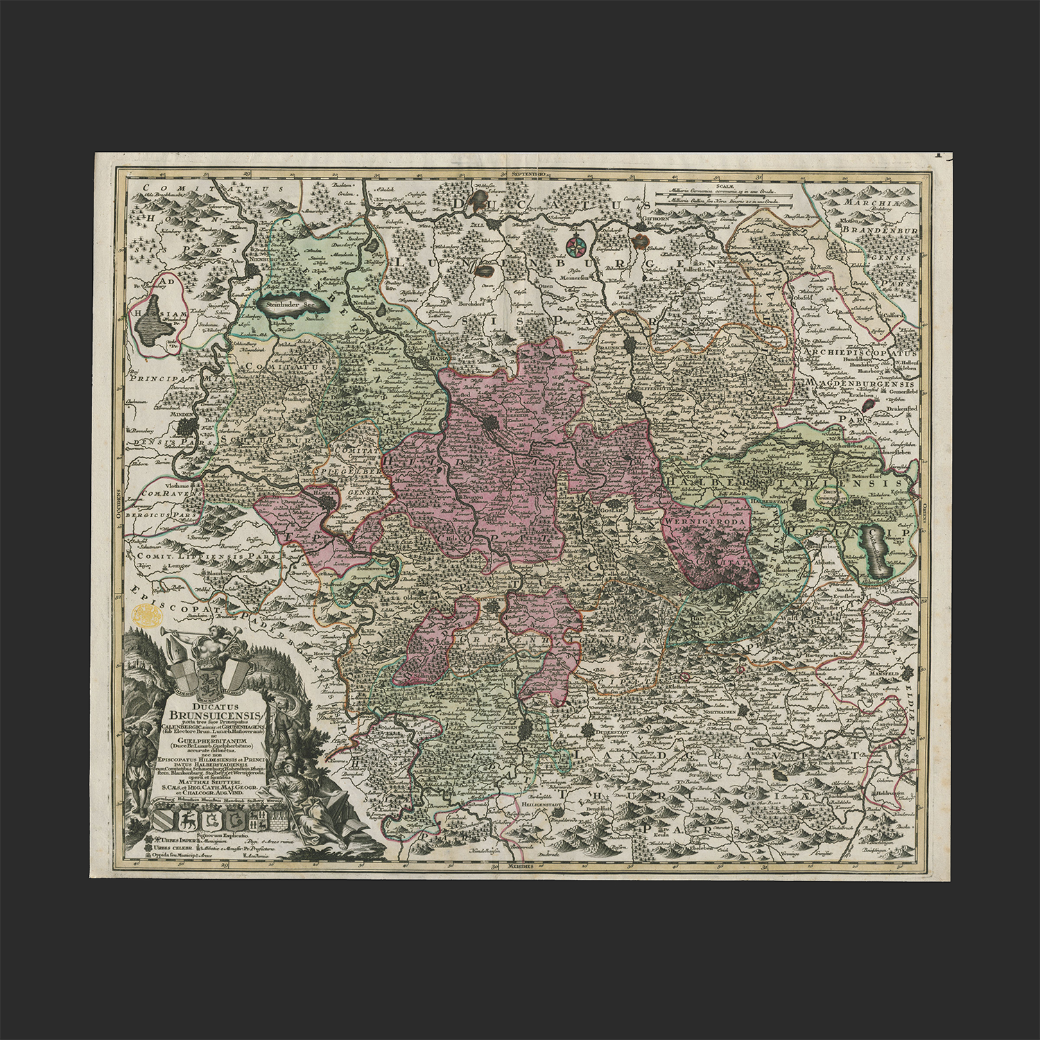 Antique Maps - Ducatus Brunsvicensis 2