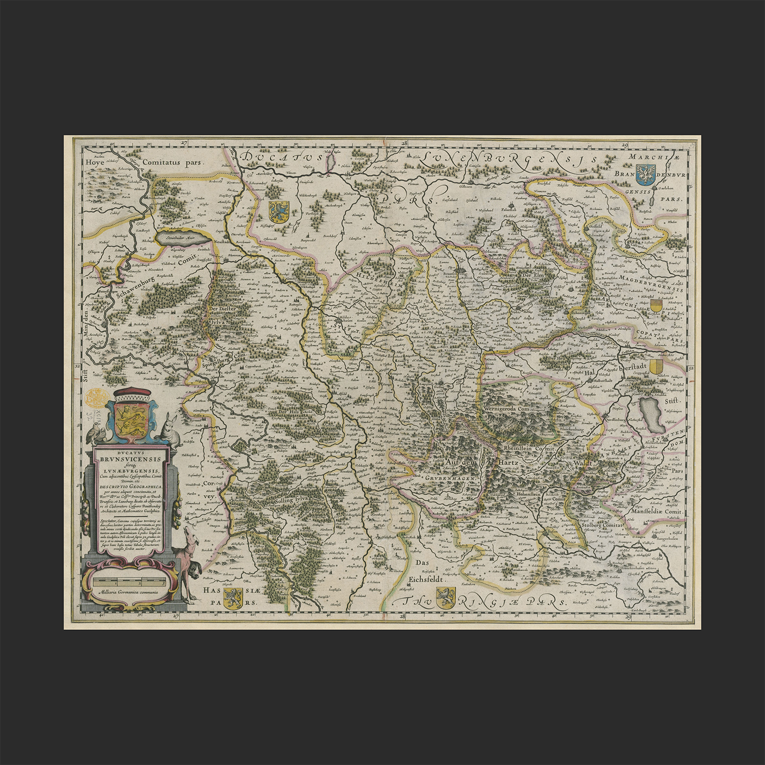 Antique Maps - Ducatus Brunsvicensis