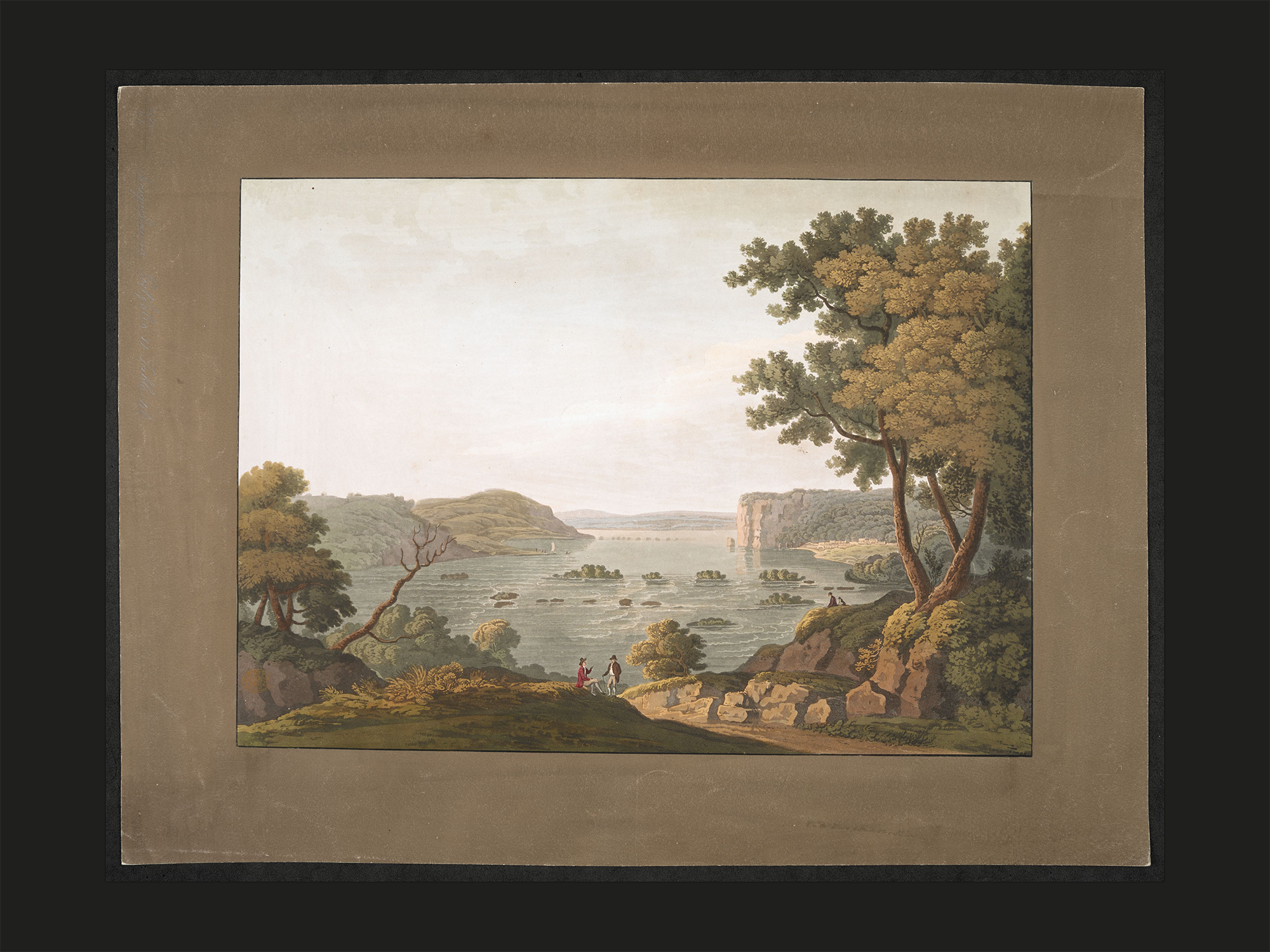 Antique Prints - Bay with Trees