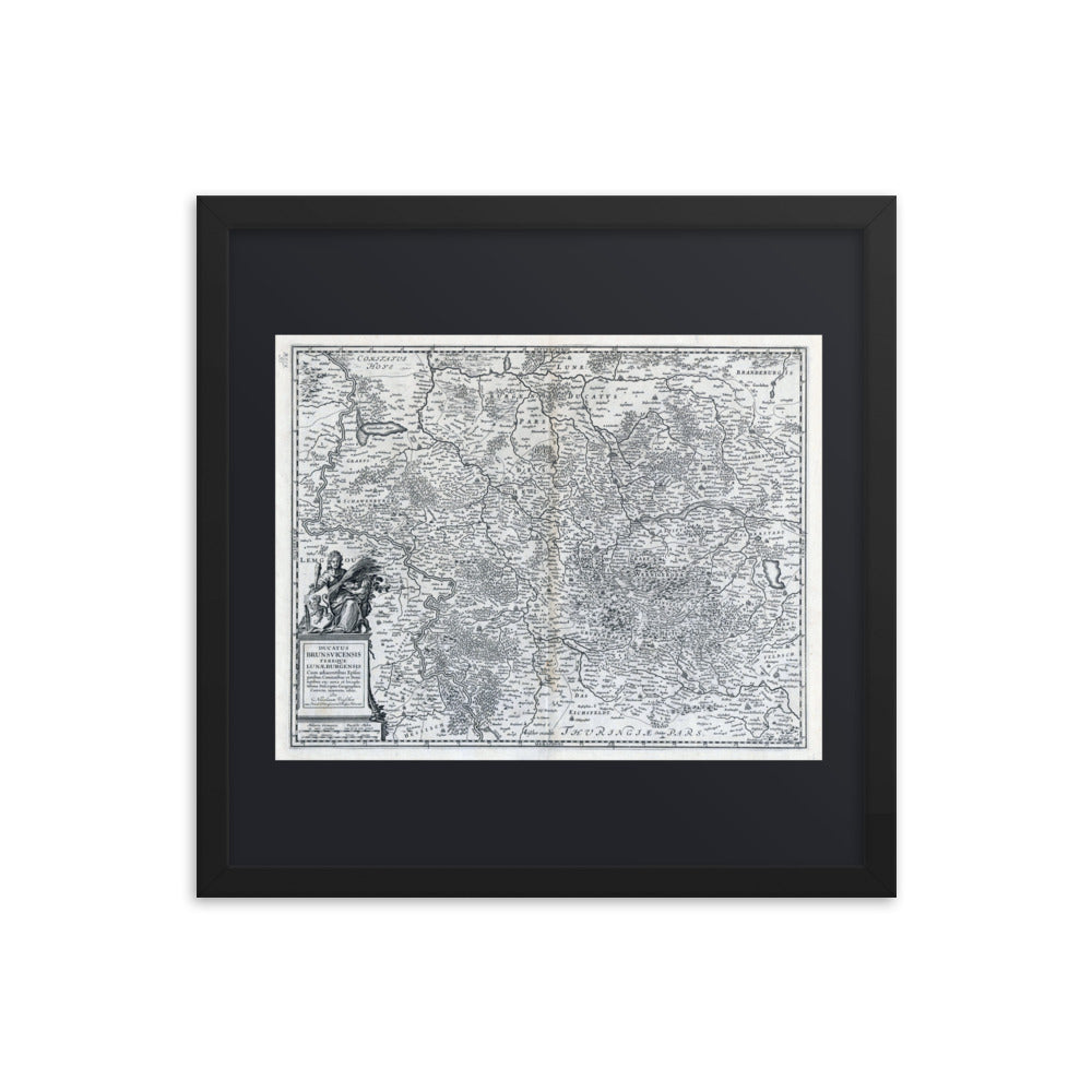 Antique Maps - Ducatus Brunsvicensi 1