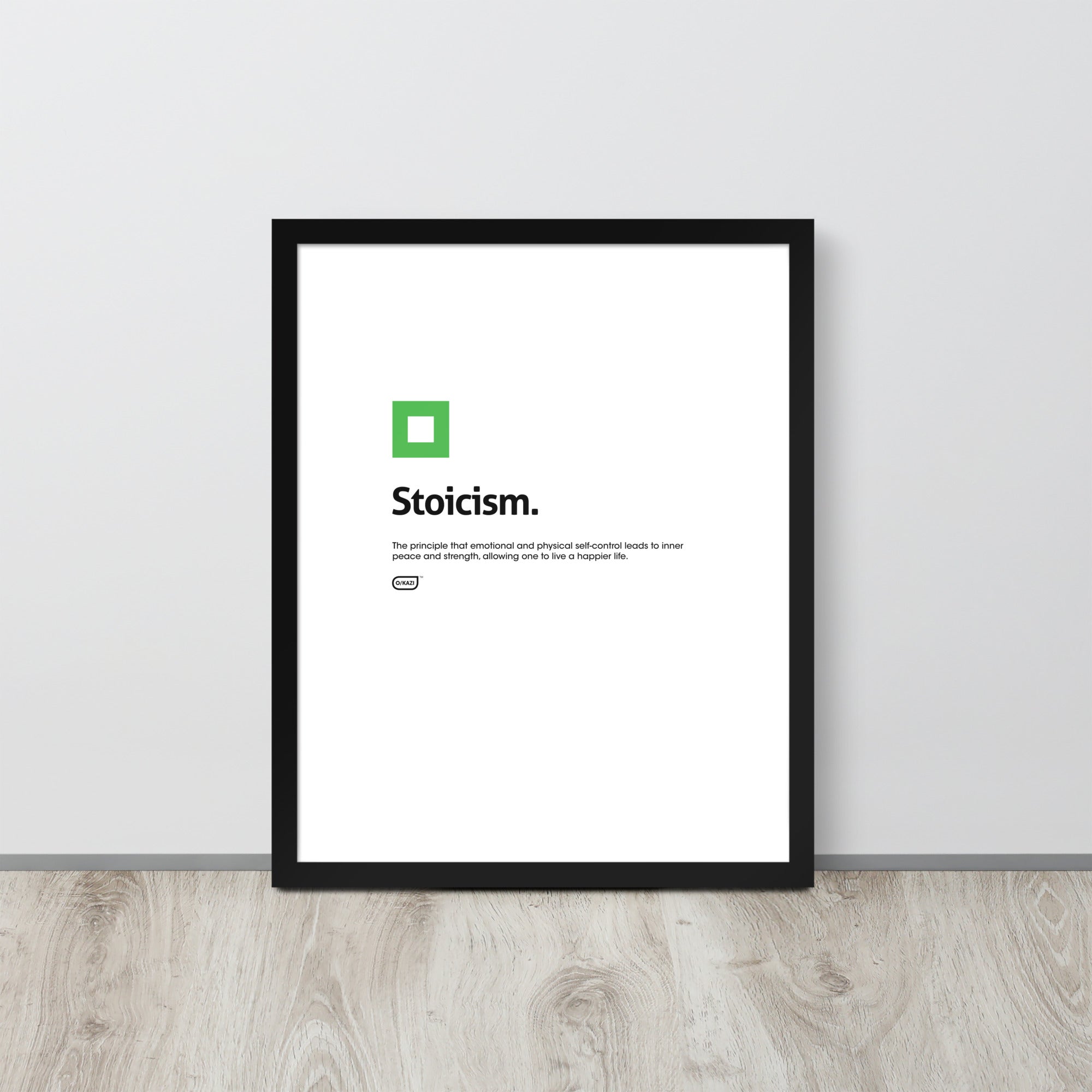 Philosophy - Stoicism - White Poster