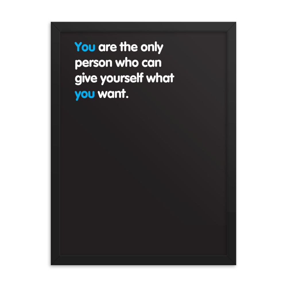 Written Word: You are the only person...