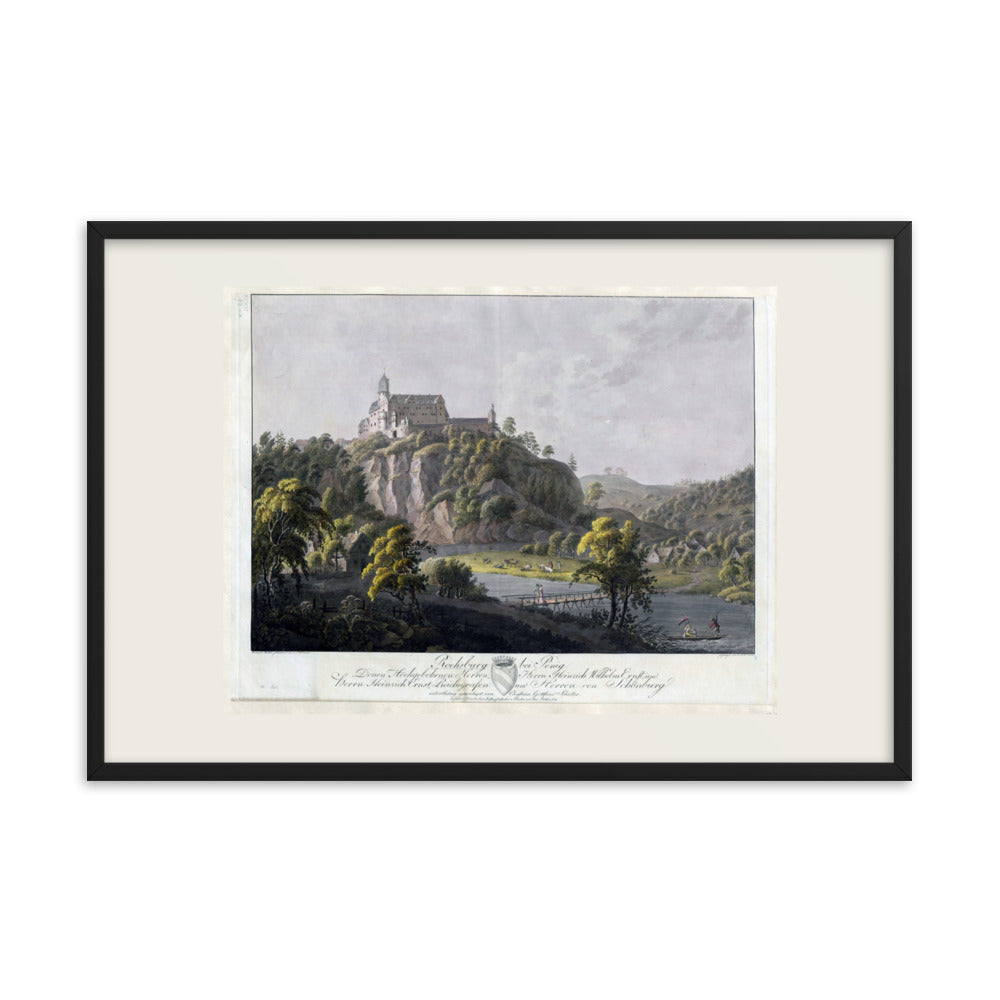 Antique Prints - Rochsburg Castle