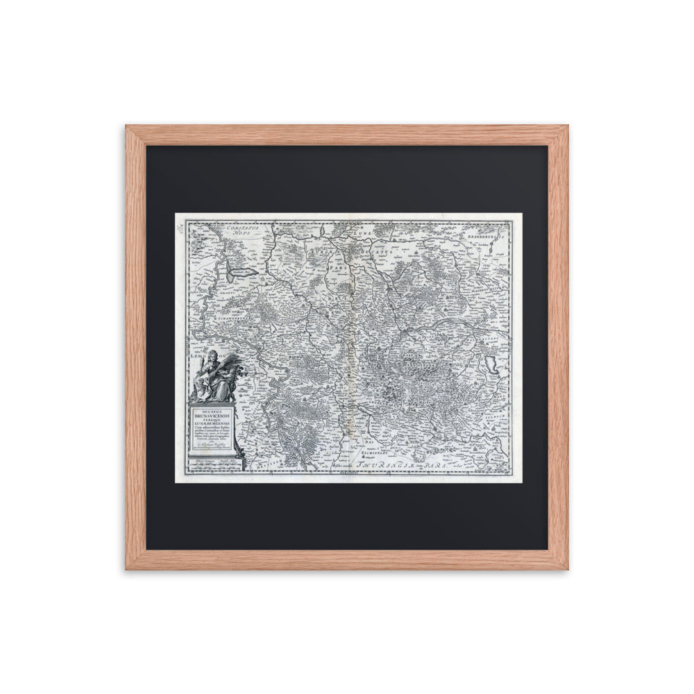 Antique Maps - Ducatus Brunsvicensi 1