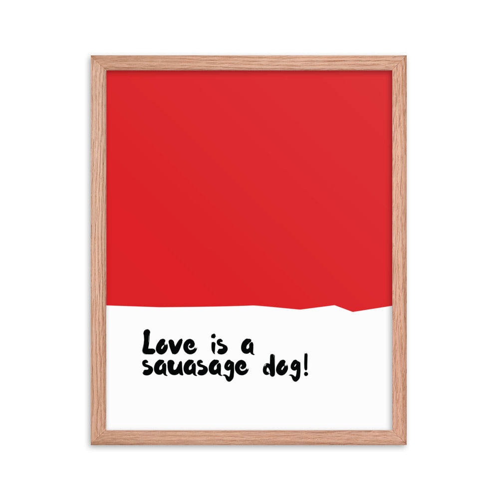 Dogs - Love is a sausage dog!