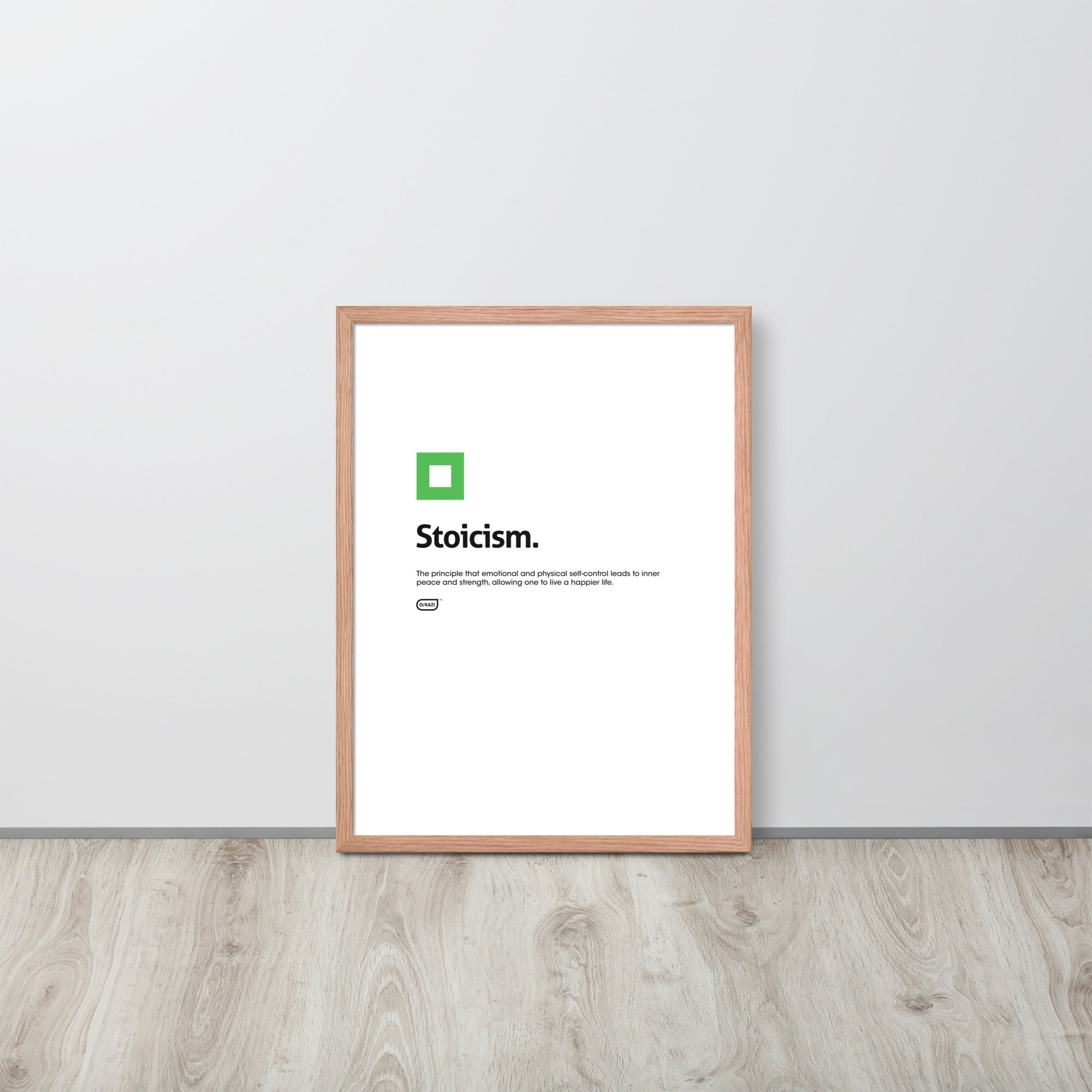 Philosophy - Stoicism - White Poster