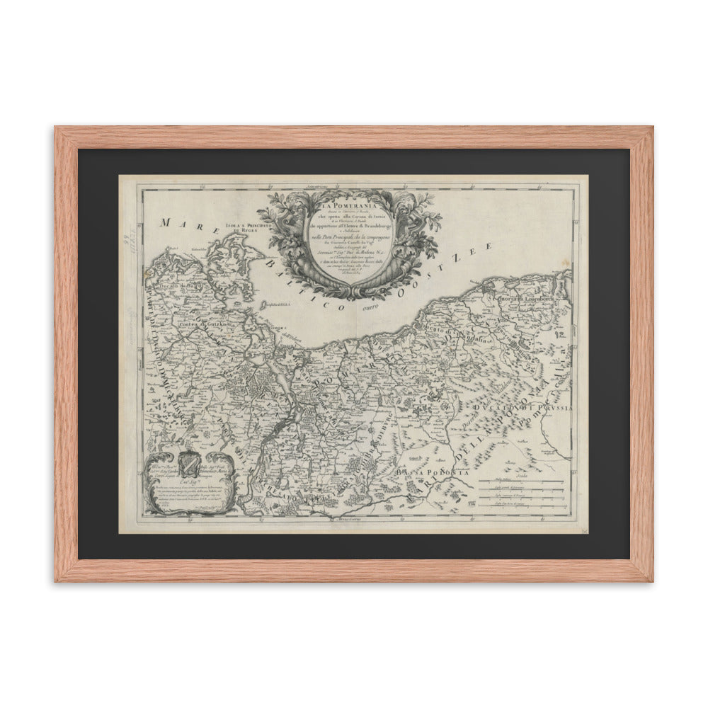 Antique Maps - La Pomerania