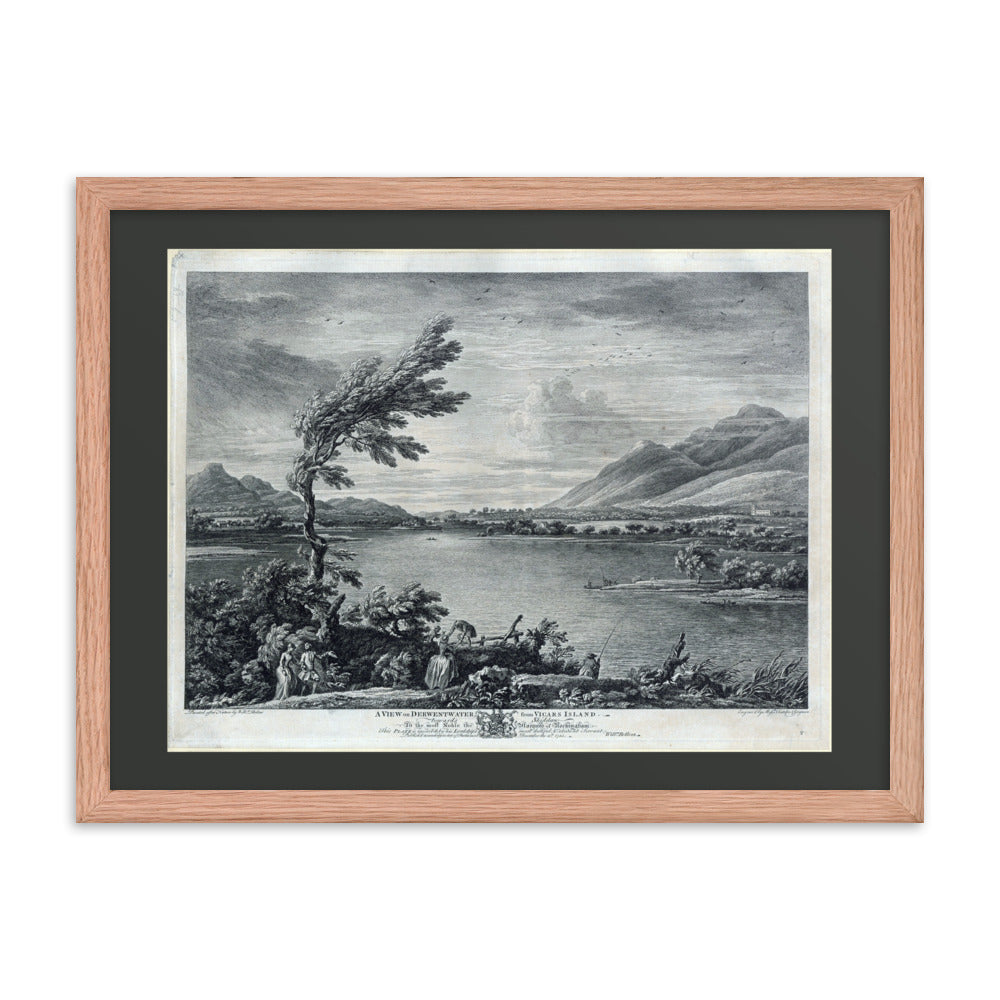 Antique Prints - Derwentwater Vicar’s Island