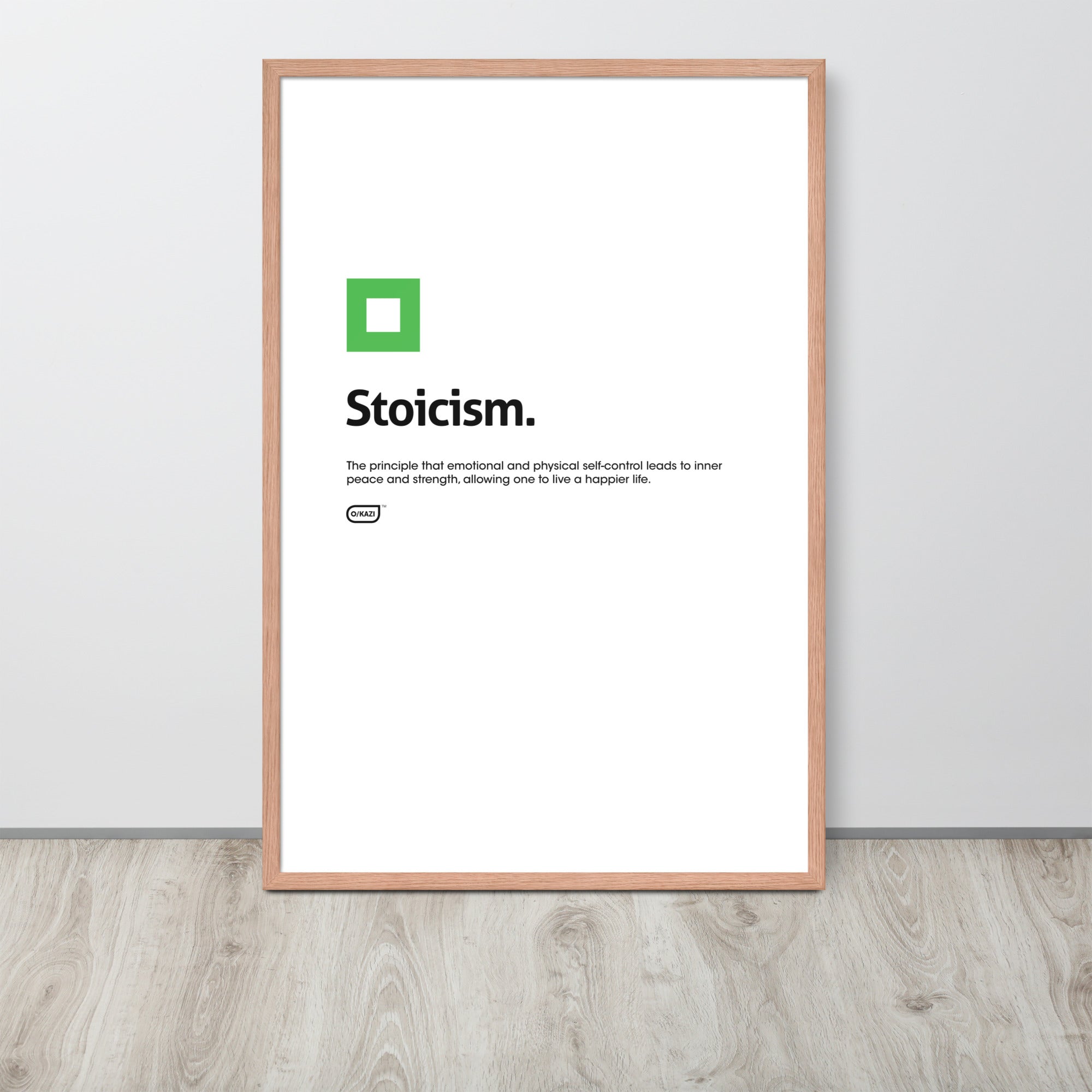 Philosophy - Stoicism - White Poster