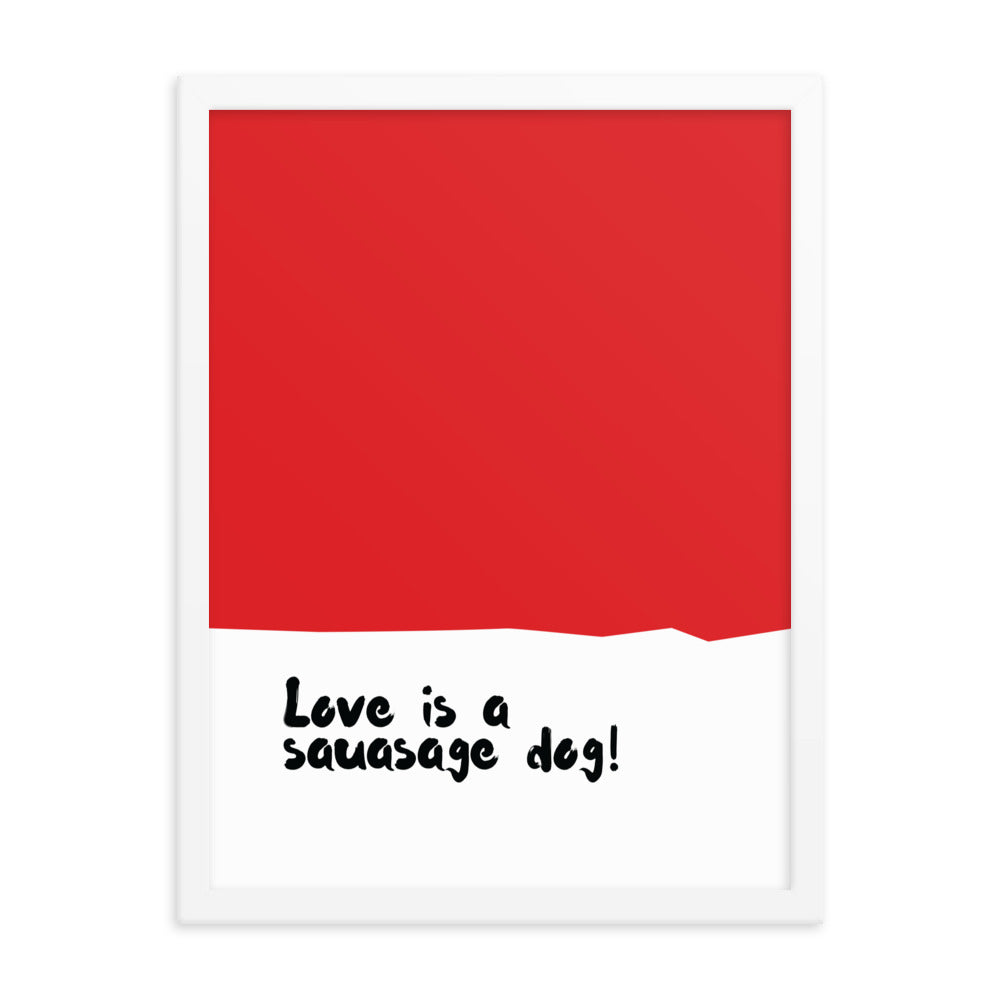 Dogs - Love is a sausage dog!