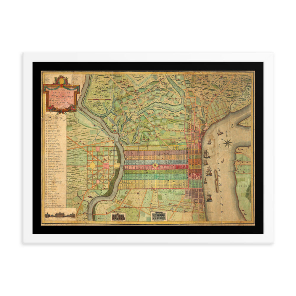 Antique Maps - Philadelphia and surrounds