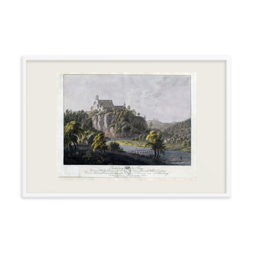 Antique Prints - Rochsburg Castle