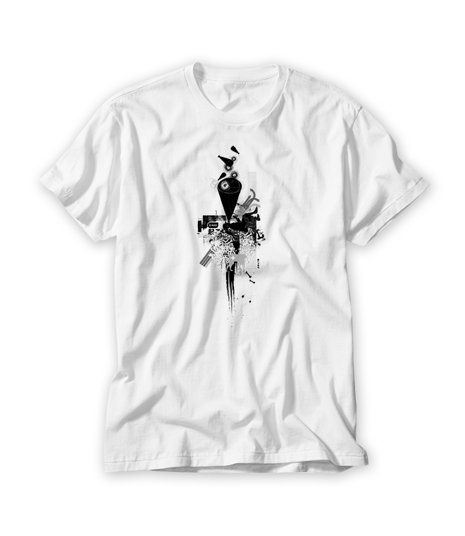 0.6 Echoes of My Tongue - T-shirt White